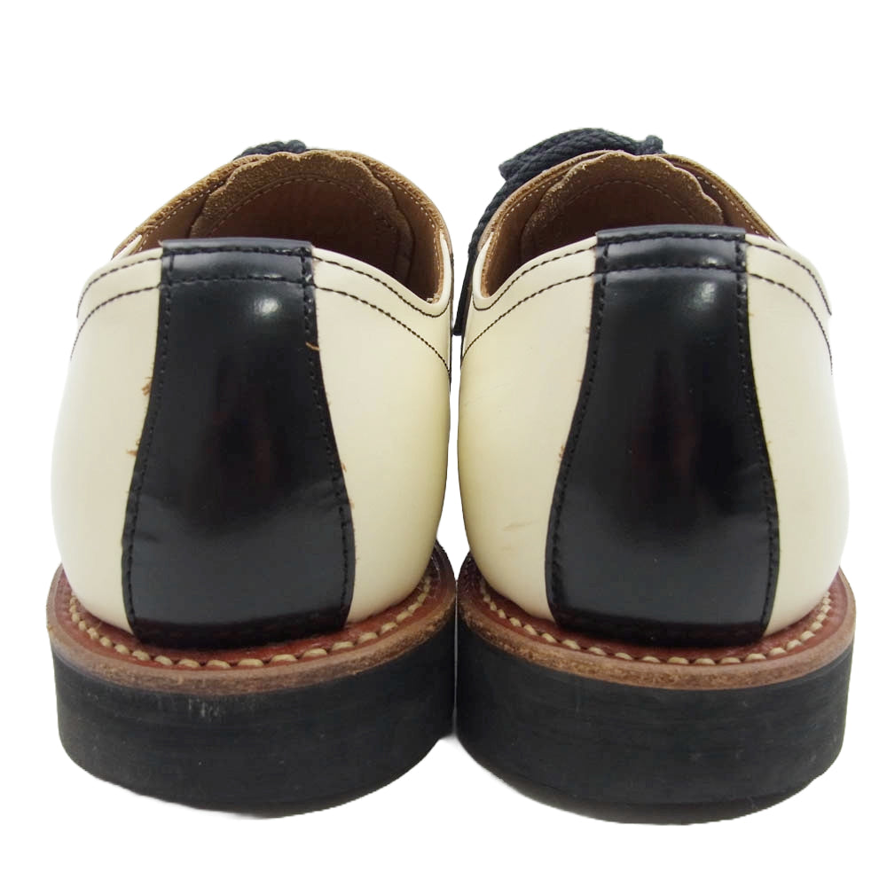 GLADHAND & Co. グラッドハンド 606S SADDLE  SHOES サドル シューズ ブラック系 オフホワイト系 25.5cm【中古】