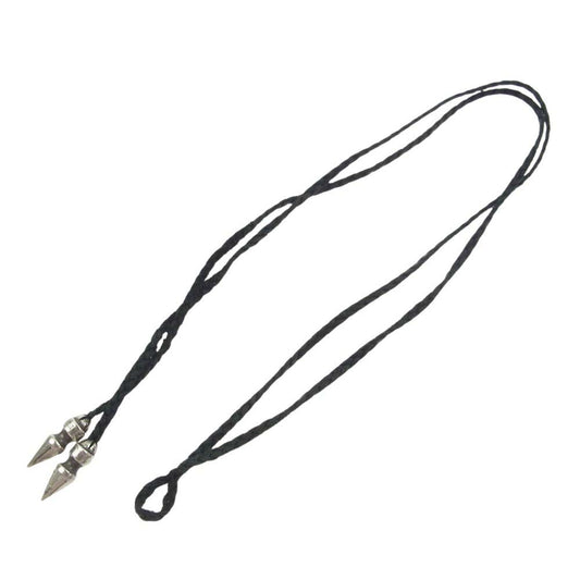 CHROME HEARTS クロムハーツ（原本無） スパイク レザー ブレード ボロチップ ブラック系 シルバー系【中古】