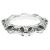 CHROME HEARTS クロムハーツ（原本無） CROSS BAND クロス バンド リング シルバー系 14号【中古】