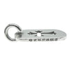 CHROME HEARTS クロムハーツ（原本無） D TAG SML CO CRS スモール ドッグタグ カットアウトクロス ペンダントトップ シルバー系【中古】