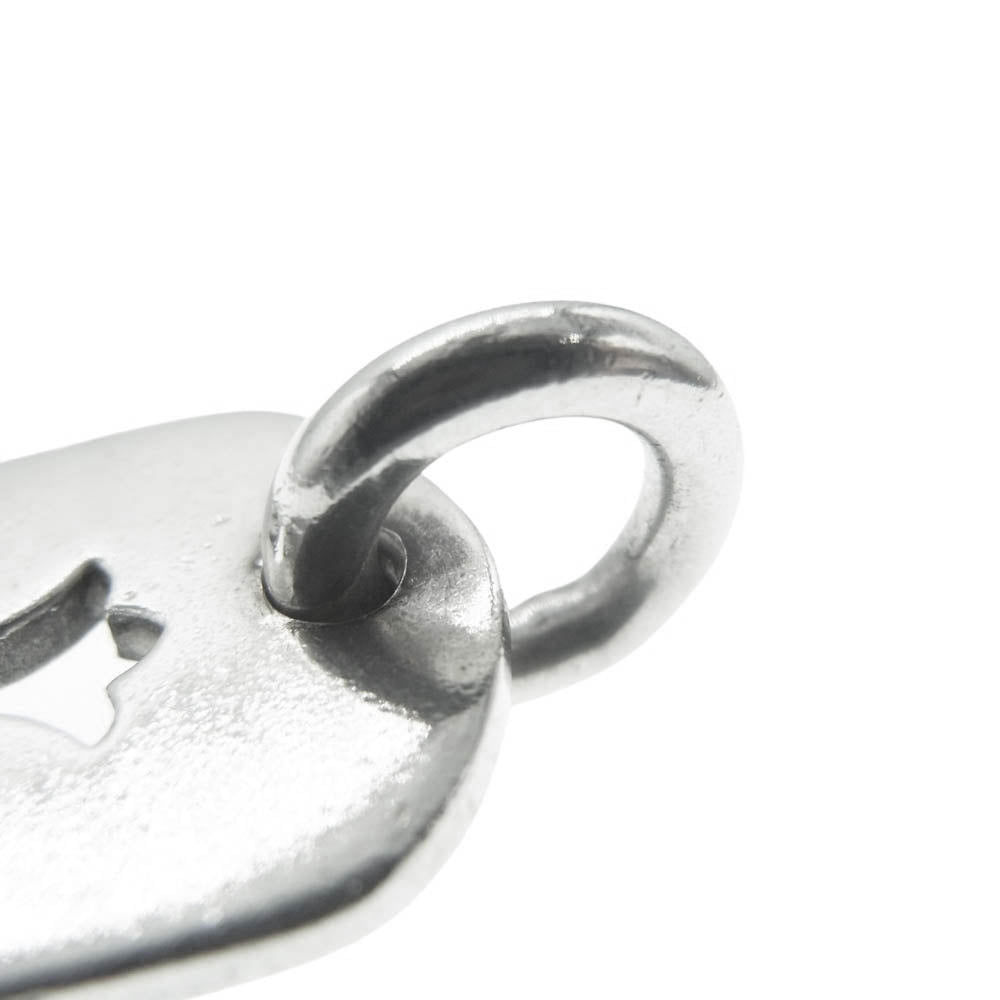 CHROME HEARTS クロムハーツ（原本無） D TAG SML CO CRS スモール ドッグタグ カットアウトクロス ペンダントトップ シルバー系【中古】