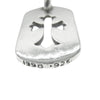 CHROME HEARTS クロムハーツ（原本無） D TAG SML CO CRS スモール ドッグタグ カットアウトクロス ペンダントトップ シルバー系【中古】