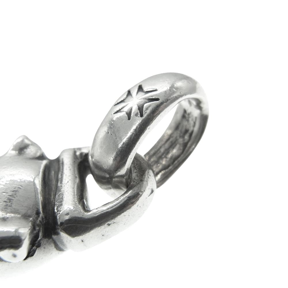 GABOR ガボール ガボラトリー マリア BULLDOG HEAD PENDANT ブルドッグ ヘッド ペンダントトップ シルバー系【中古】