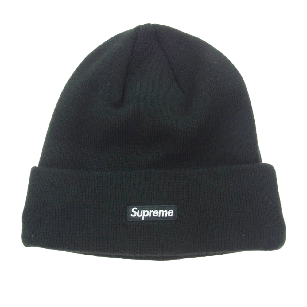 Supreme シュプリーム 23AW new era s logo beanie ニューエラ Sロゴ ビーニー ニット帽 ブラック ブラック系【極上美品】【中古】