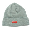 Supreme シュプリーム 23AW new era s logo beanie ニューエラ Sロゴ ビーニー ニット帽 グレー グレー系【極上美品】【中古】