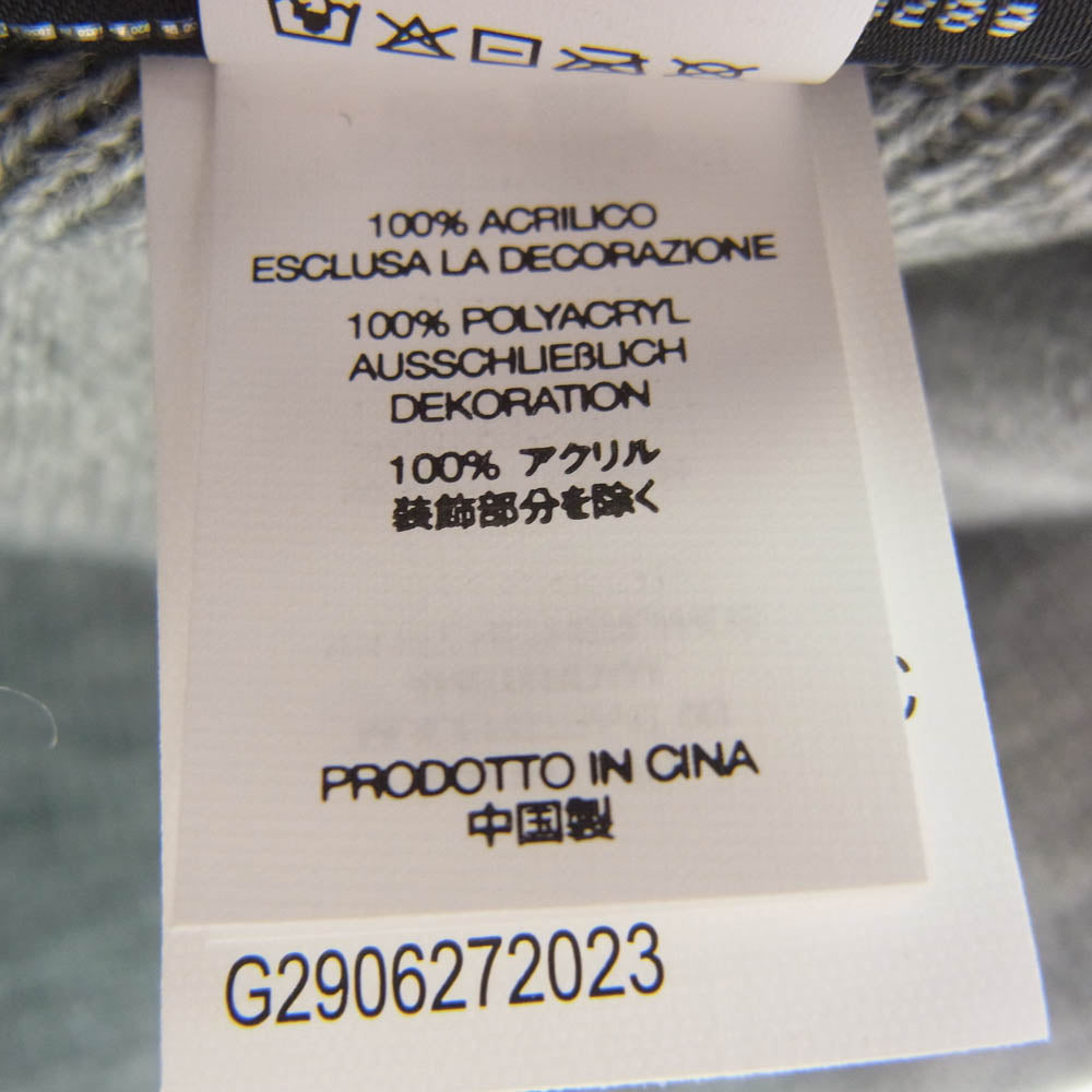 Supreme シュプリーム 23AW new era s logo beanie ニューエラ Sロゴ ビーニー ニット帽 グレー グレー系【極上美品】【中古】