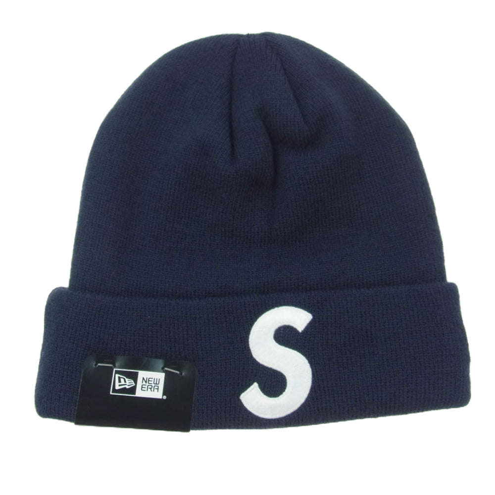 Supreme シュプリーム 23AW new era s logo beanie ニューエラ Sロゴ ビーニー ニット帽 ネイビー ネイビー系【新古品】【未使用】【中古】