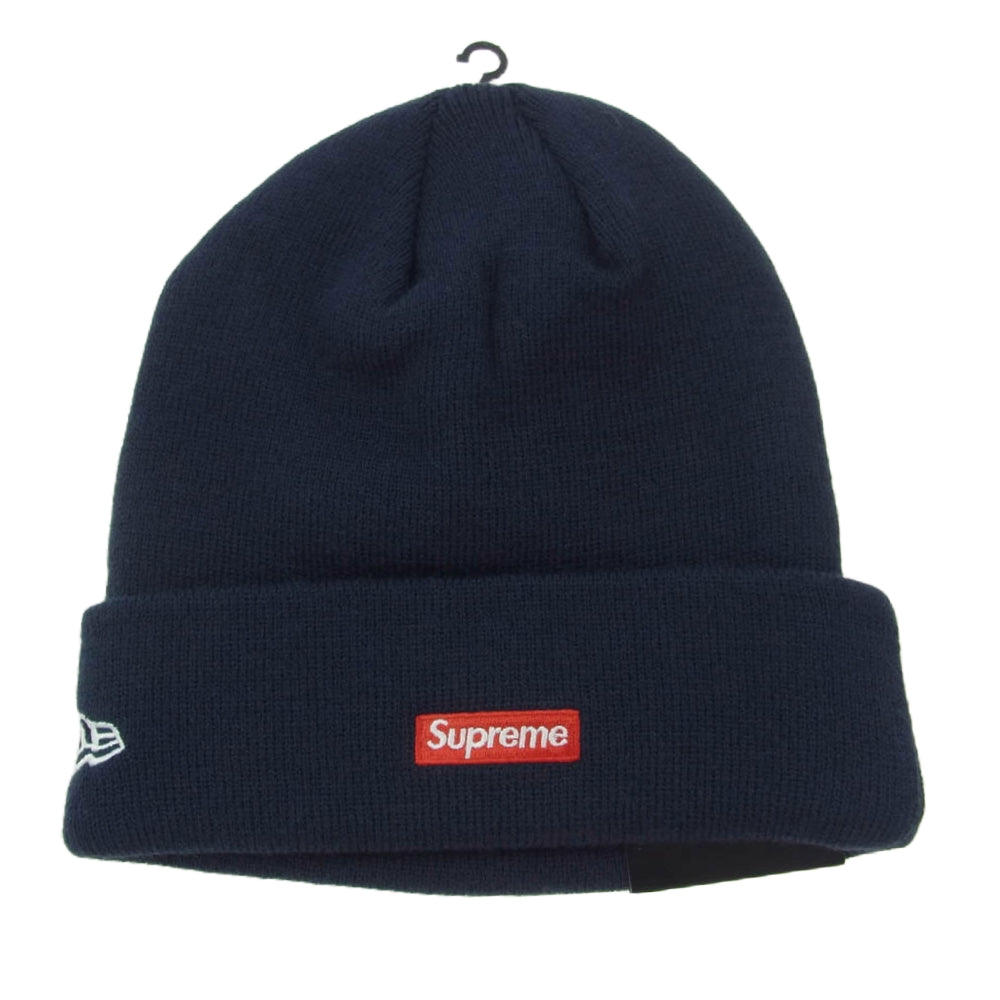 Supreme シュプリーム 23AW new era s logo beanie ニューエラ Sロゴ ビーニー ニット帽 ネイビー ネイビー系【新古品】【未使用】【中古】