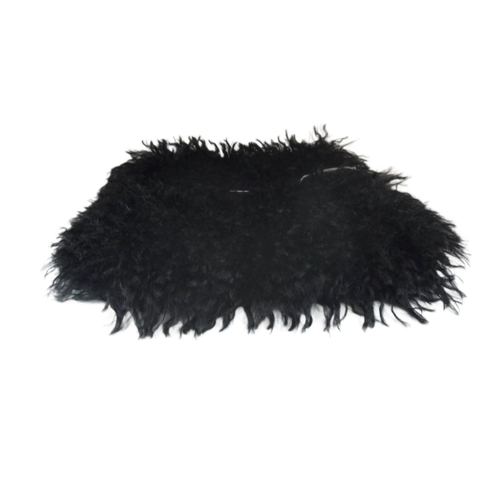 サイト ヨウジヤマモト UV-L13-934 S’YTE サイト POUDRE ECO FUR NECK WARMER プードル エコファー ネックウォーマー ブラック系【美品】【中古】