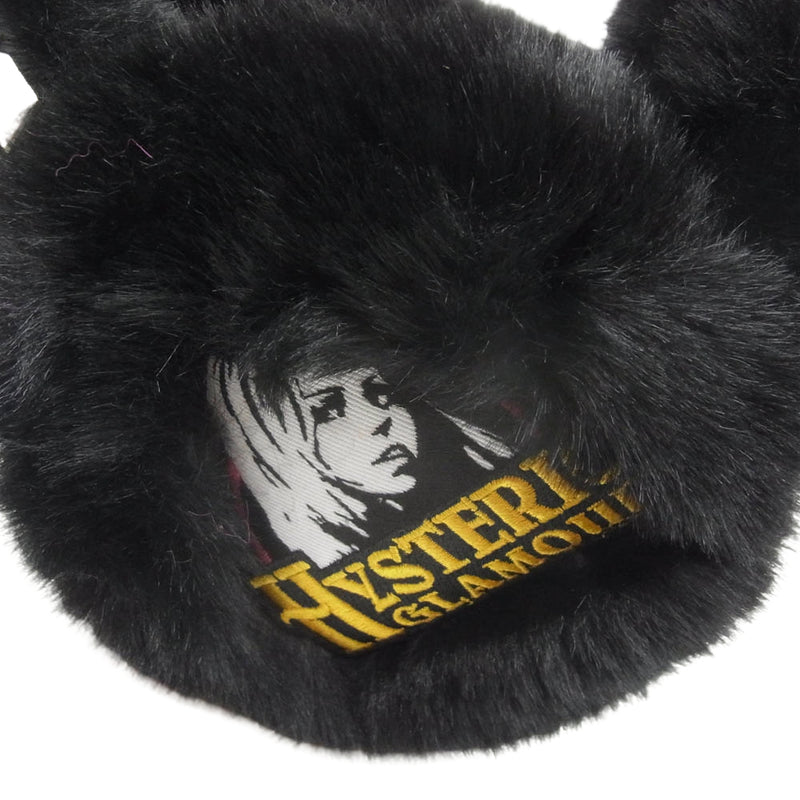 HYSTERIC GLAMOUR ヒステリックグラマー 01233QG04 DAYDREAM WOMAN デイドリーム ファー イヤー マフラー ブラック系 F【極上美品】【中古】