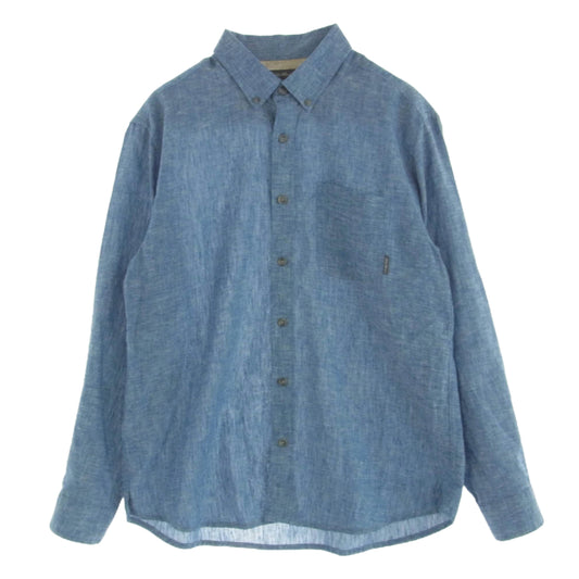 Eddie Bauer エディー・バウアー シャンブレー シャツ ライトブルー系 M【中古】