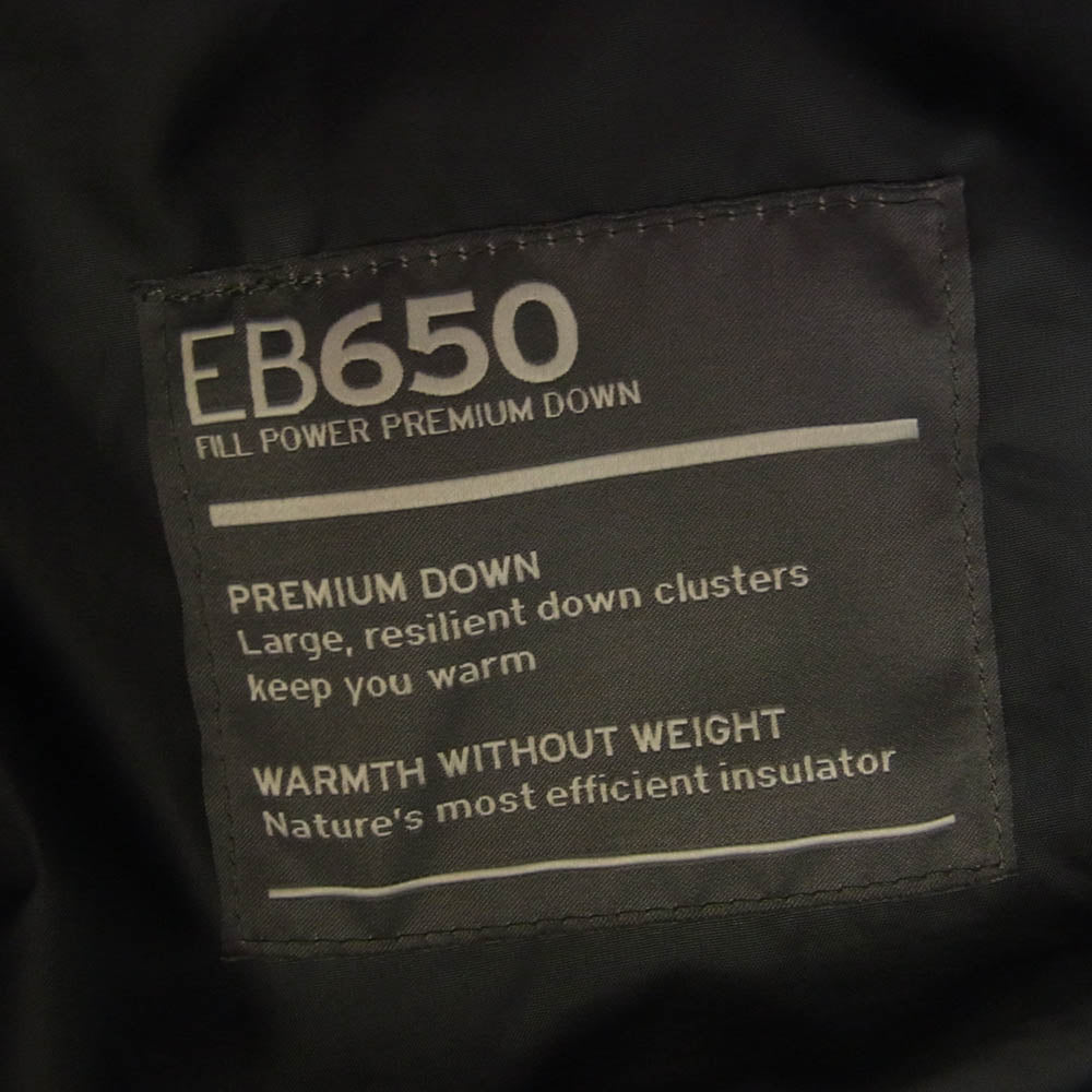 Eddie Bauer エディー・バウアー 01 9893 フェイクファー ダウンジャケット モッズコート ネイビー ネイビー系 L【中古】