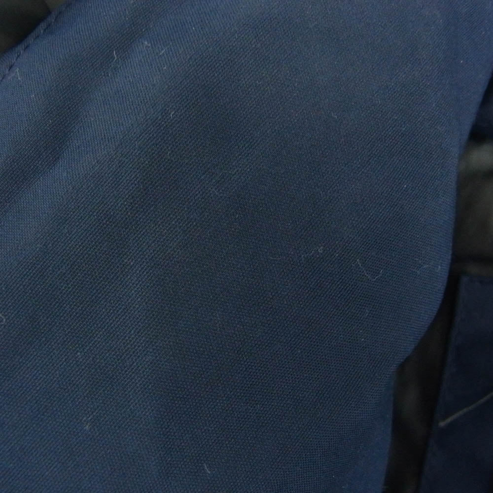 Eddie Bauer エディー・バウアー 01 9893 フェイクファー ダウンジャケット モッズコート ネイビー ネイビー系 L【中古】