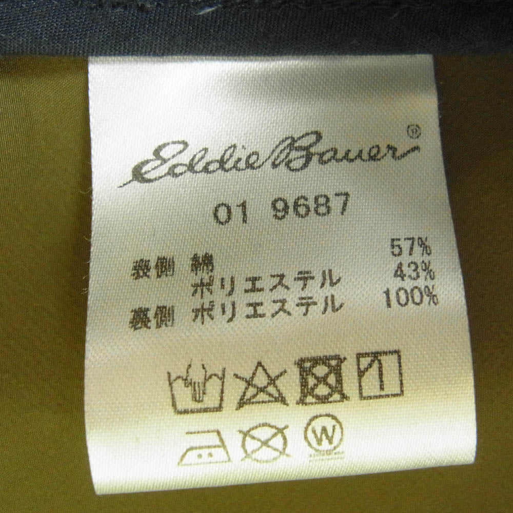 Eddie Bauer エディー・バウアー 01 9687 ステンカラーコート ネイビー系 L【中古】