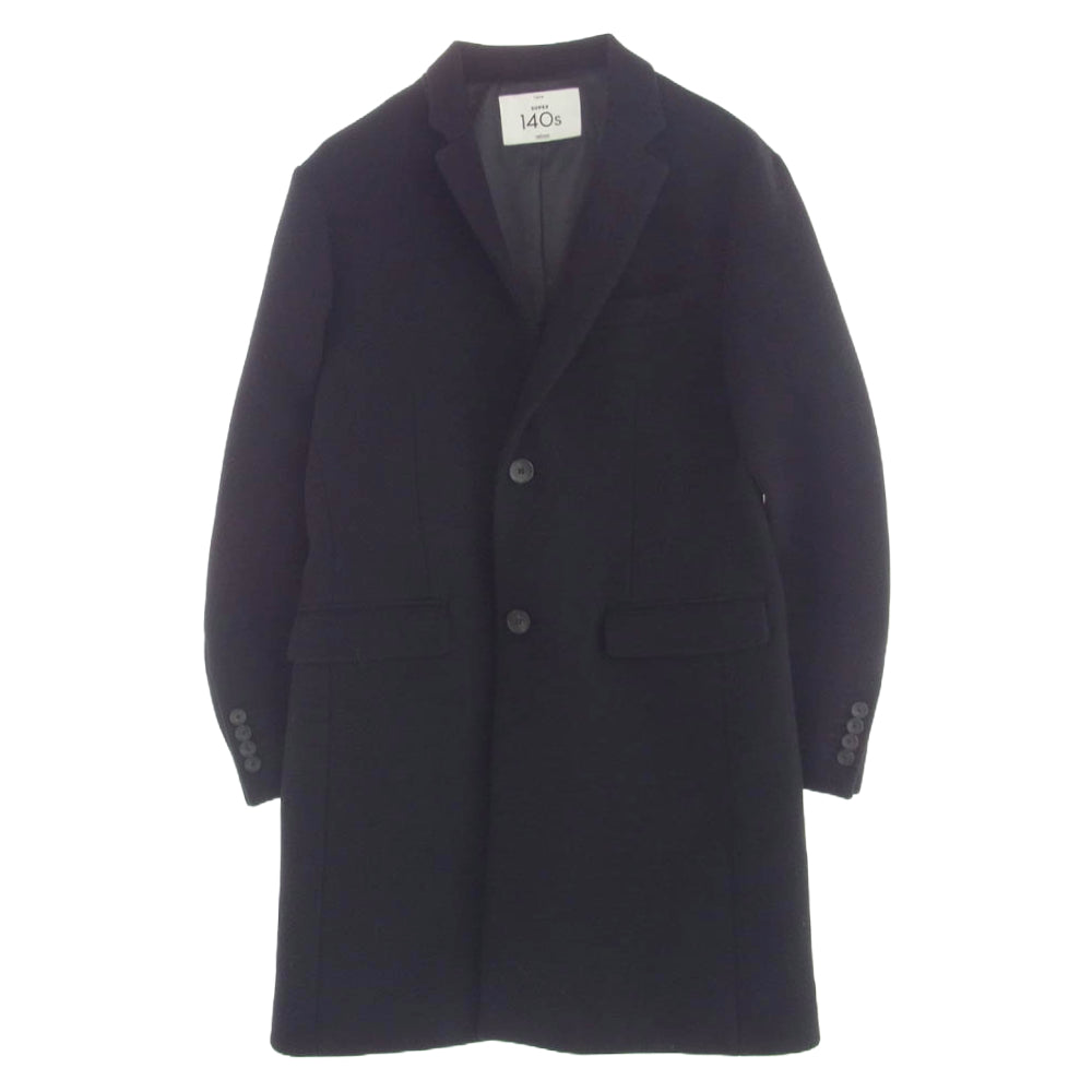 JOURNAL STANDARD ジャーナルスタンダード relume SUPER 140S チェスター コート ブラック系 M【中古】