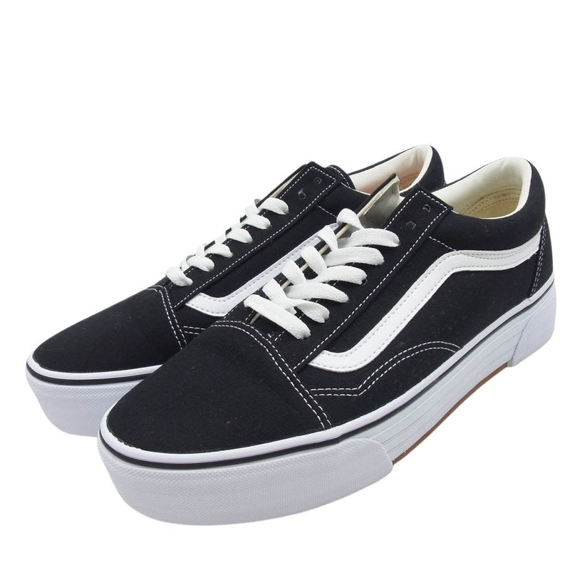 VANS バンズ V36CF CHKY OLD SKOOL ローカット スニーカー ブラック系 28cm【極上美品】【中古】