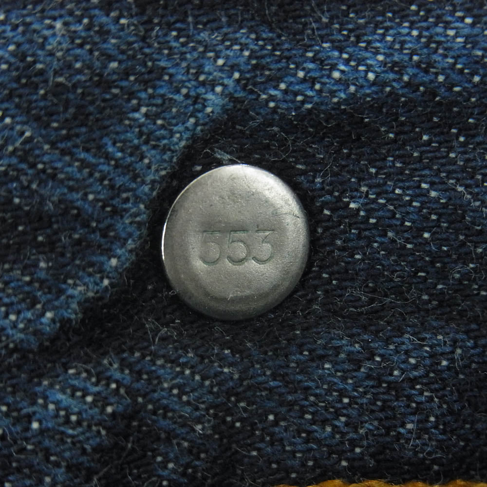 Levi's リーバイス 501 USA製 90s デニム パンツ コットン ボタン裏553 インディゴブルー系 W27 L32【中古】