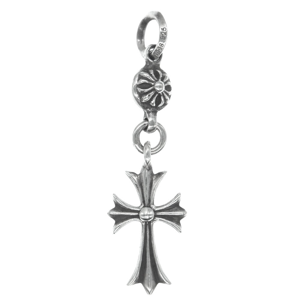 CHROME HEARTS クロムハーツ（原本無） 1B TNY CH CRS 1ボール タイニー CHクロス チャーム ネックレス トップ シルバー系【中古】