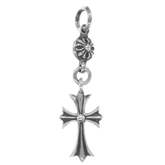 CHROME HEARTS クロムハーツ（原本無） 1B TNY CH CRS 1ボール タイニー CHクロス チャーム ネックレス トップ シルバー系【中古】