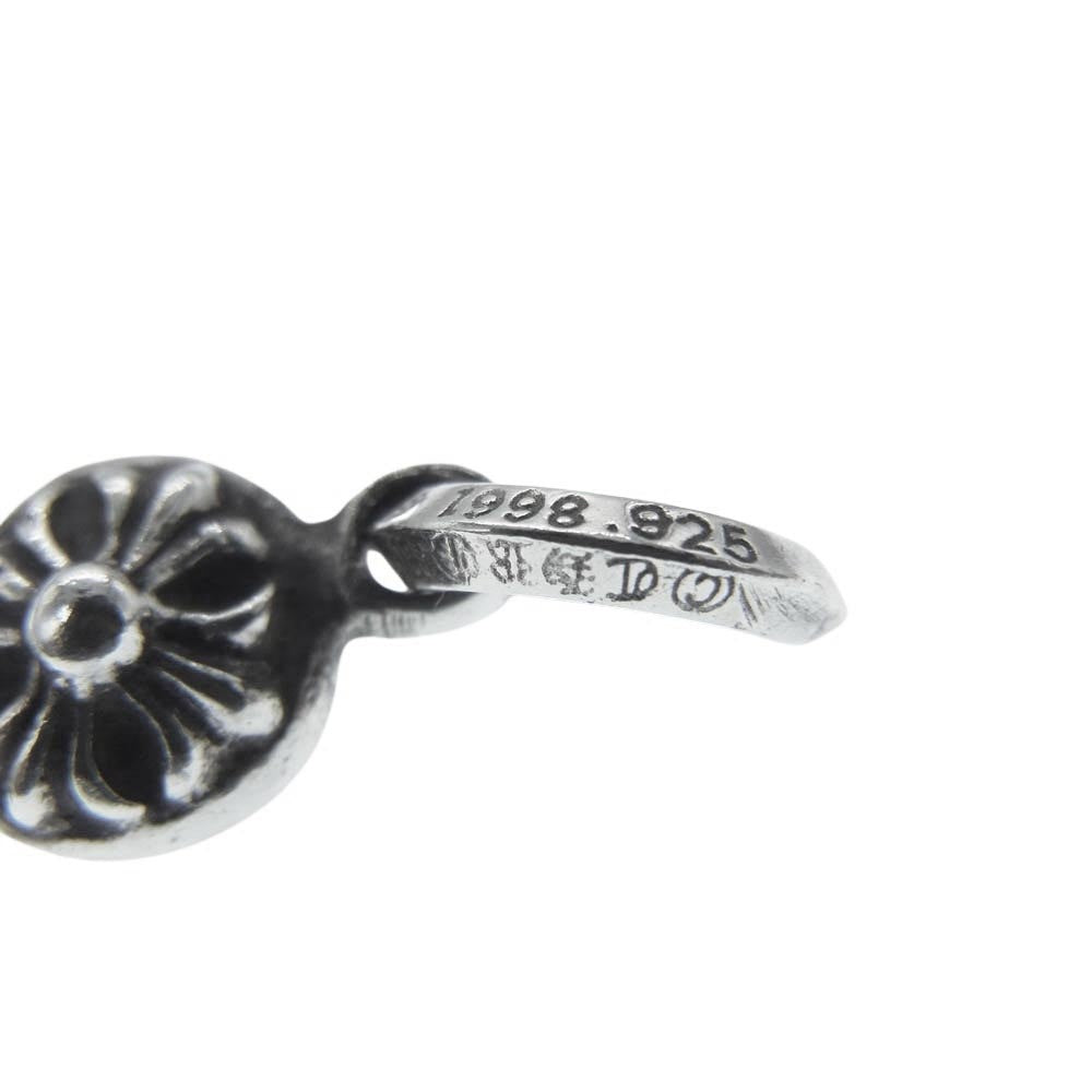 CHROME HEARTS クロムハーツ（原本無） 1B TNY CH CRS 1ボール タイニー CHクロス チャーム ネックレス トップ シルバー系【中古】