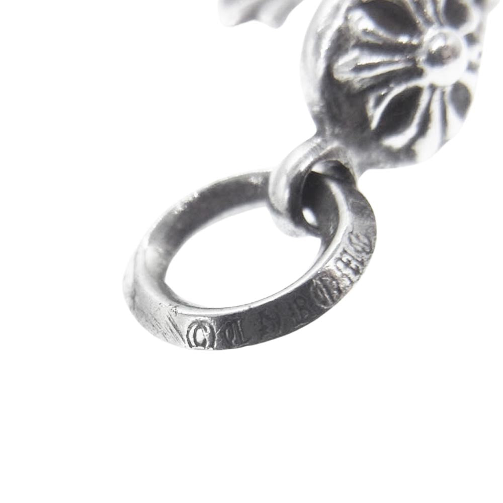 CHROME HEARTS クロムハーツ（原本無） 1B TNY CH CRS 1ボール タイニー CHクロス チャーム ネックレス トップ シルバー系【中古】