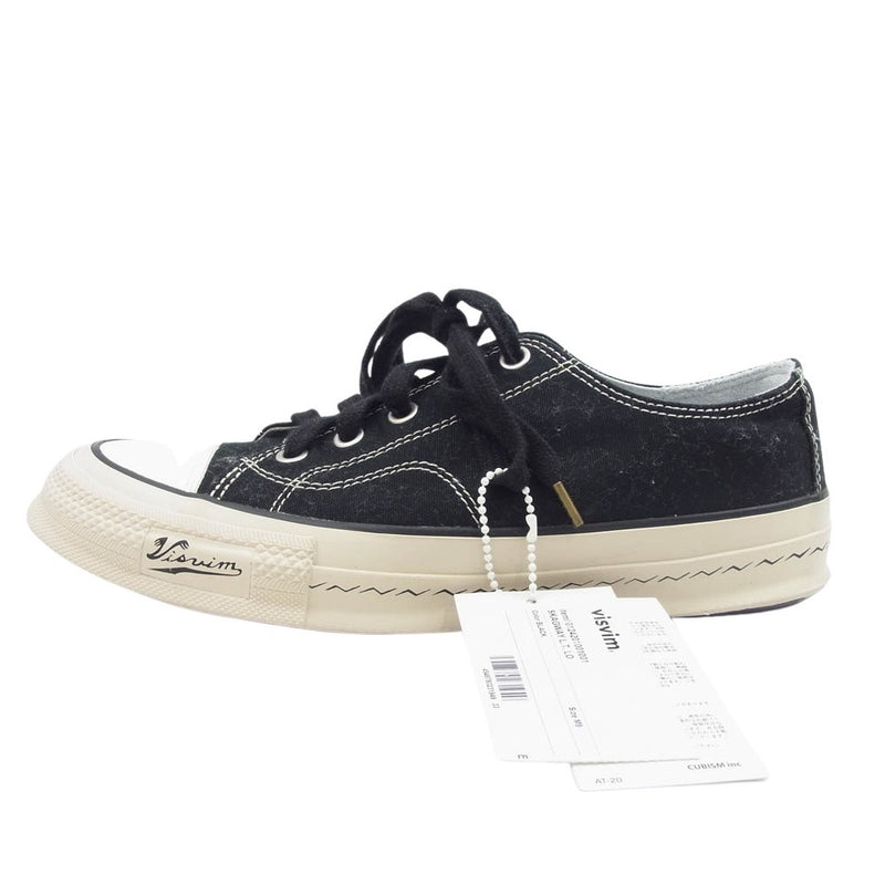 VISVIM ビズビム 24AW 0124201001001 SKAGWAY ローカット スニーカー ブラック系 8【中古】