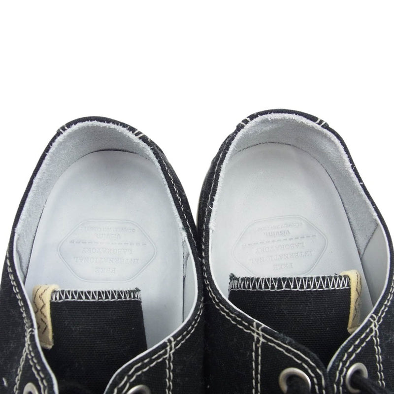 VISVIM ビズビム 24AW 0124201001001 SKAGWAY ローカット スニーカー ブラック系 8【中古】