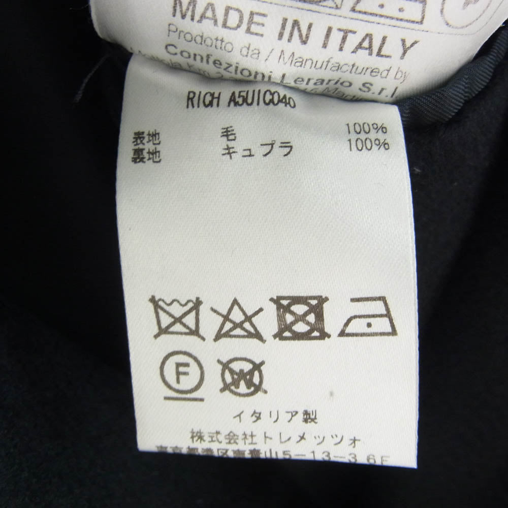 タリアトーレ RICH リッチ ウール ロング コート ネイビー系【中古】