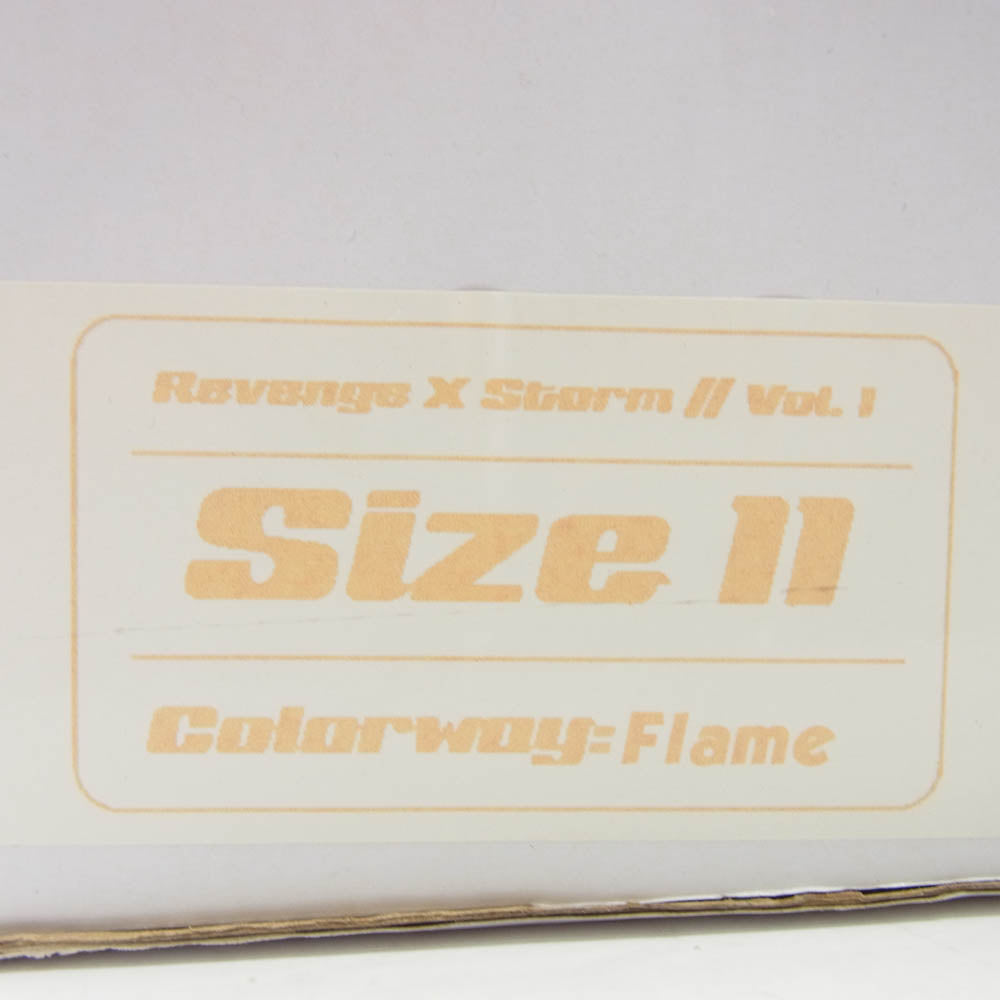 リベンジストーム CLASSIC PLUS FLAME クラシック プラス フレイム ファイヤー スニーカー ブラック系 US11【極上美品】【中古】