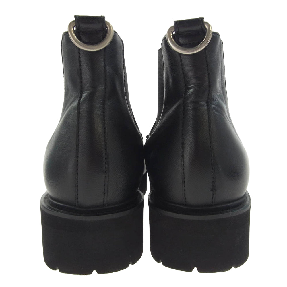 カミナンド 2304W SHORT SIDE GOA BOOTS ヒールリング ショート サイドゴア ブーツ ブラック系 7【中古】