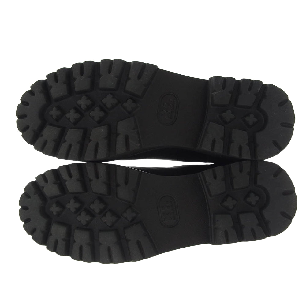 カミナンド 2304W SHORT SIDE GOA BOOTS ヒールリング ショート サイドゴア ブーツ ブラック系 7【中古】