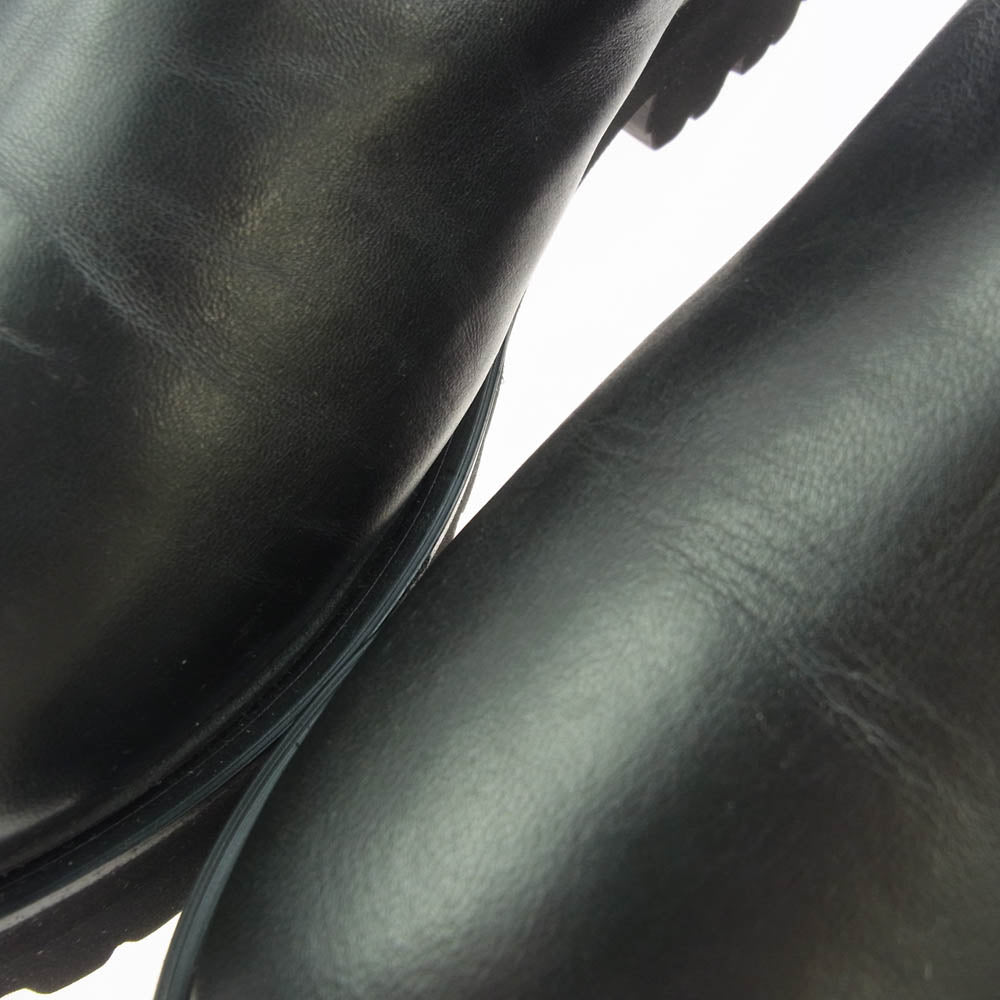 カミナンド 2304W SHORT SIDE GOA BOOTS ヒールリング ショート サイドゴア ブーツ ブラック系 7【中古】