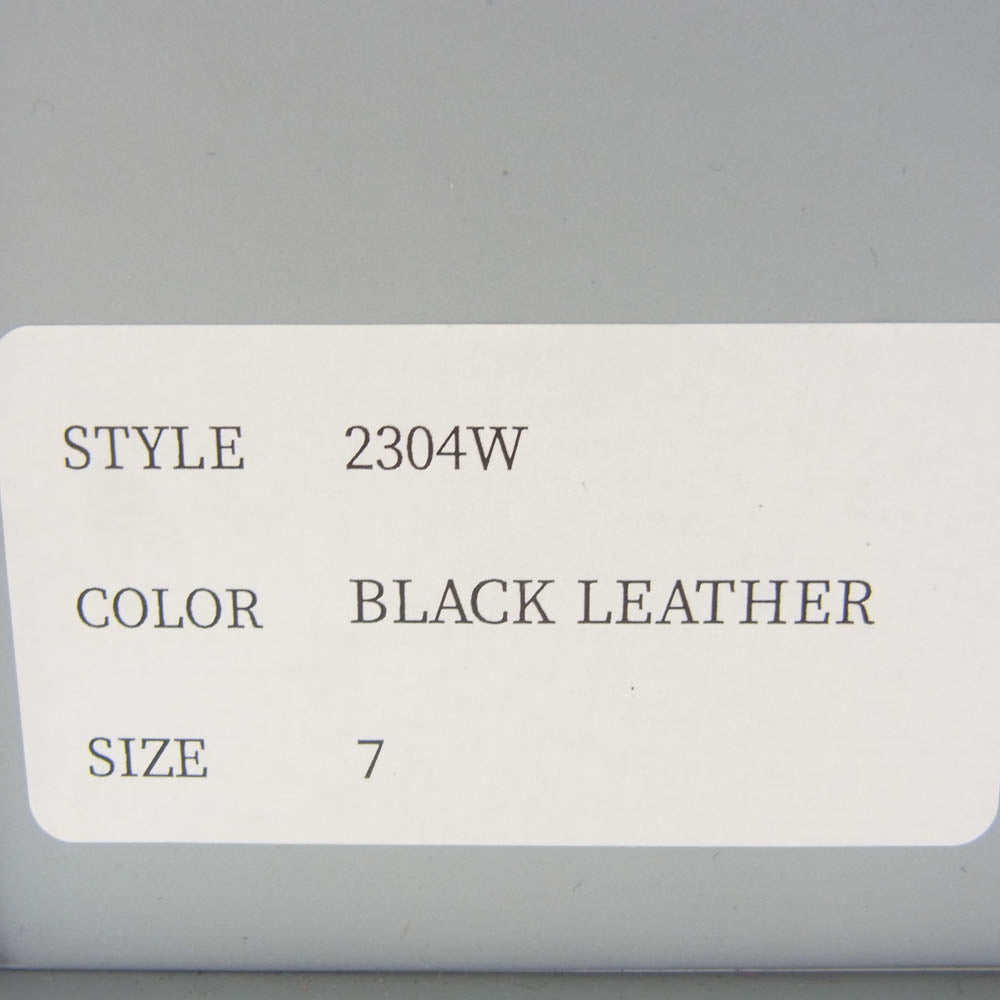 カミナンド 2304W SHORT SIDE GOA BOOTS ヒールリング ショート サイドゴア ブーツ ブラック系 7【中古】