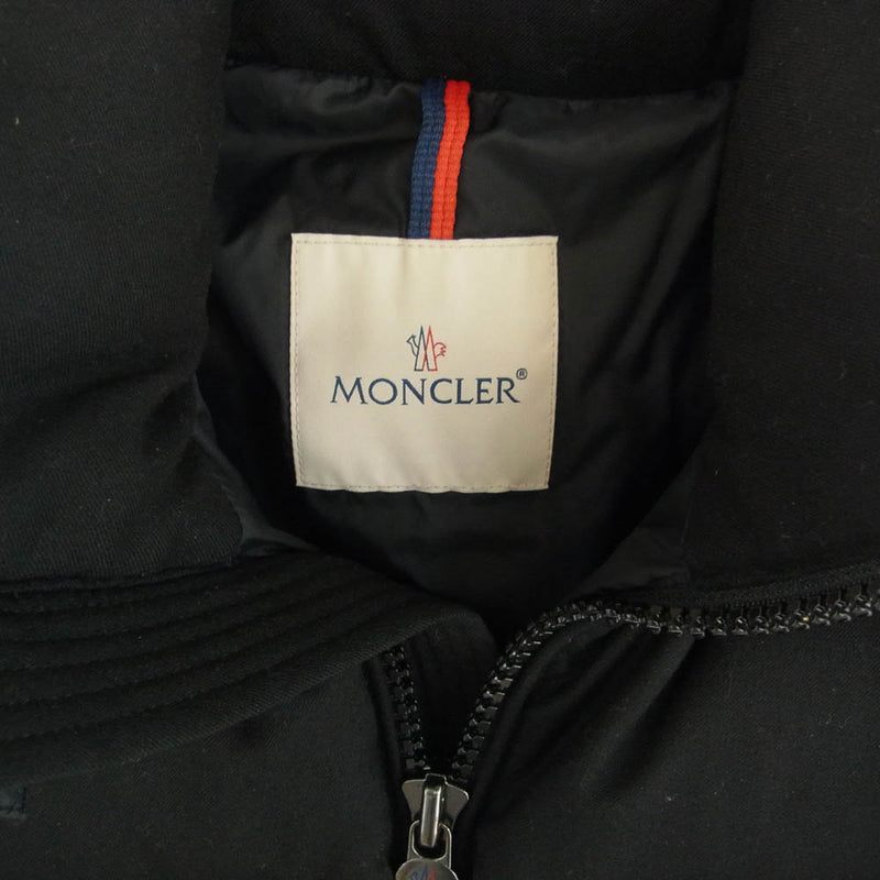 MONCLER モンクレール F20911A53700 MONTGENEVRE モンジュネーブル フード着脱可能 ダウン ジャケット ブラック系 3【中古】