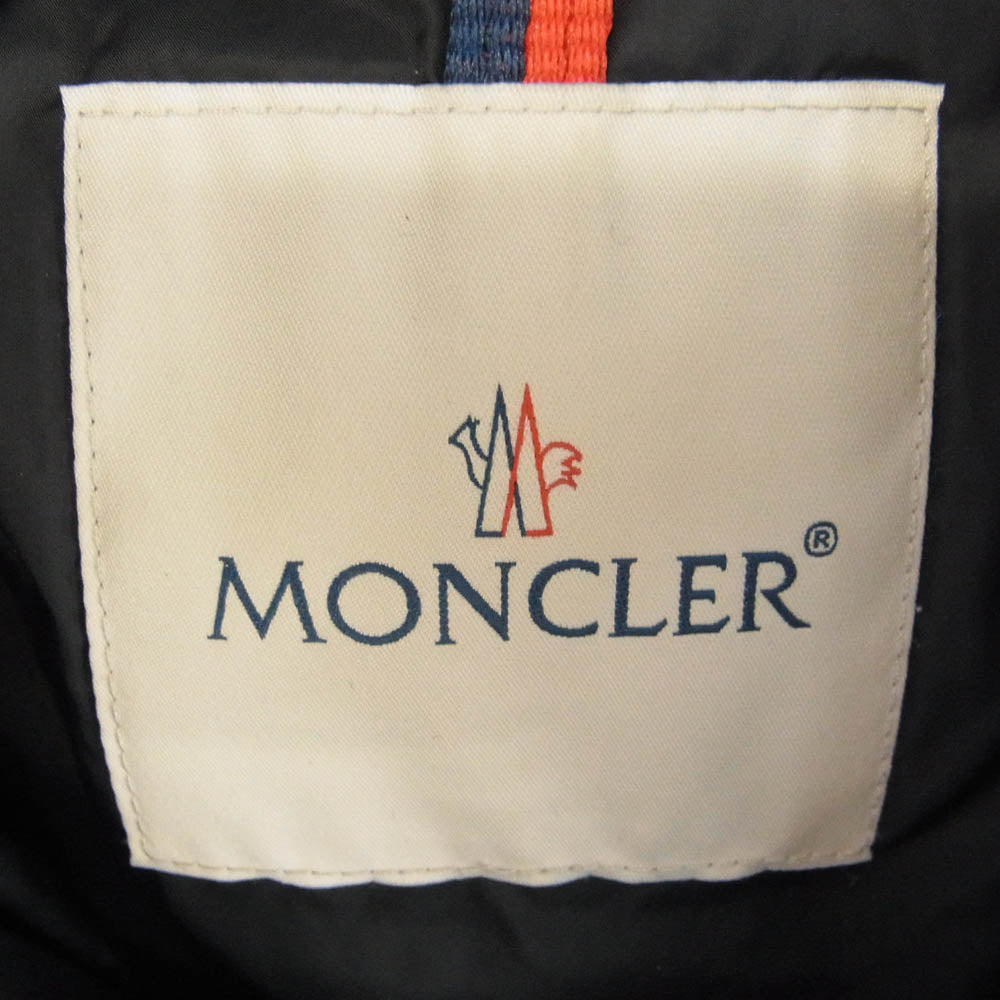 MONCLER モンクレール F20911A53700 MONTGENEVRE モンジュネーブル フード着脱可能 ダウン ジャケット ブラック系 3【中古】