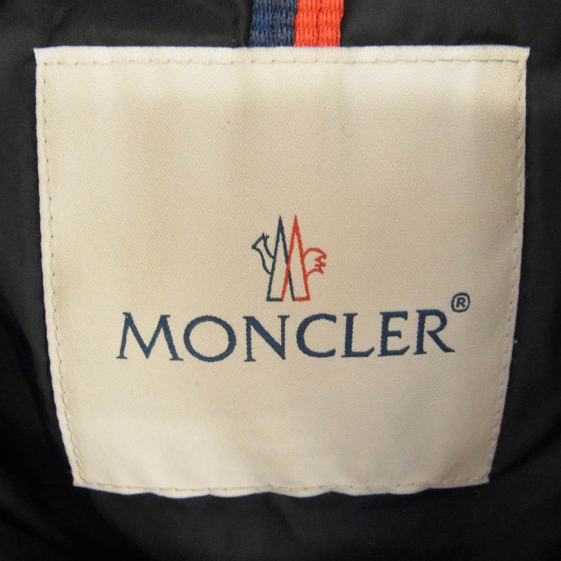 MONCLER モンクレール F20911A53700 MONTGENEVRE モンジュネーブル フード着脱可能 ダウン ジャケット ブラック系 3【中古】