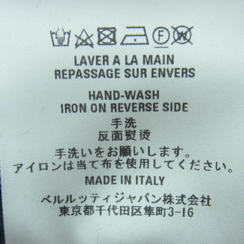 Berluti ベルルッティ 24AW R23JTL32 JBAG 247140 バックポケット 刺繍 ジョガー スウェット パンツ ダークグレー系 M【美品】【中古】