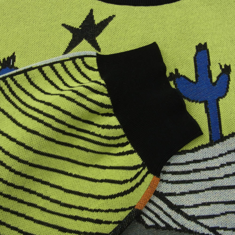 LOUIS VUITTON ルイ・ヴィトン 23年製 1ABJ87 アニマル 総柄 ジャガード ニット マルチカラー系 L【極上美品】【中古】