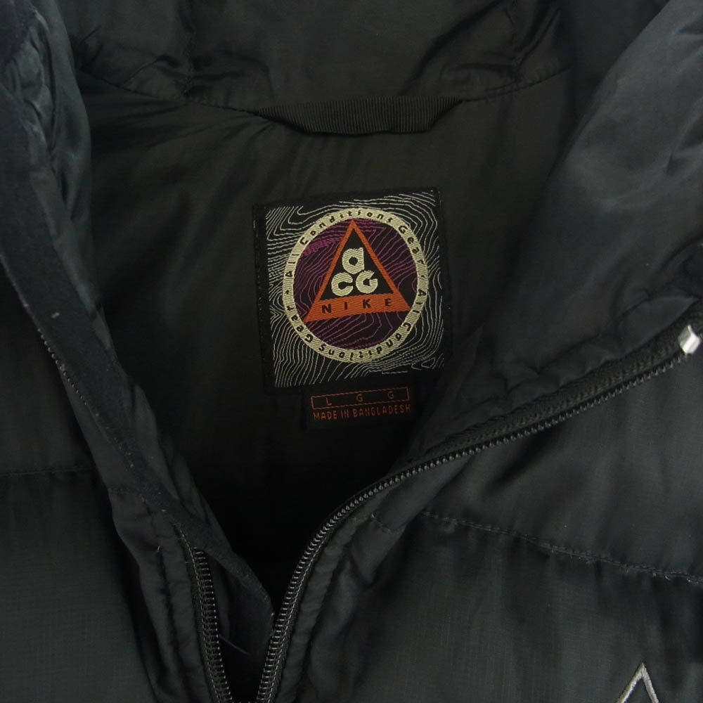 NIKE ナイキ 90s ACG ダウン ジャケット ブラック系 L【中古】