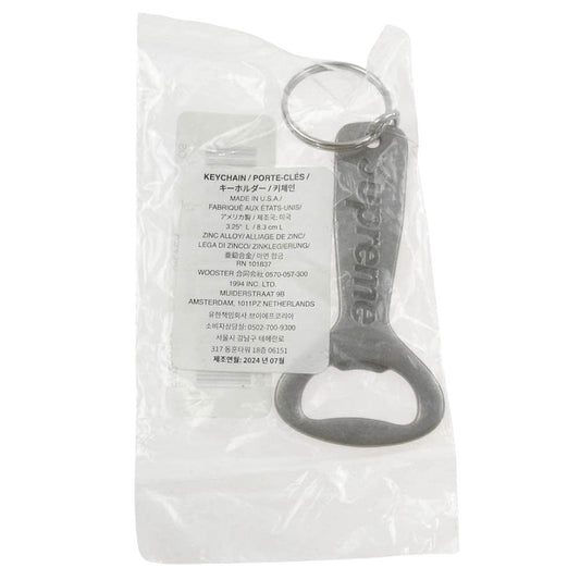 Supreme シュプリーム Bottle Opener Keychain ボトル オープナー キーチェーン キーホルダー シルバー系【新古品】【未使用】【中古】