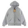 Supreme シュプリーム × The North Face ノースフェイス 24AW Down Filled Zip Up Hooded Sweatshirt Heather Grey フィルド ジップ アップ パーカー グレー系 S【新古品】【未使用】【中古】