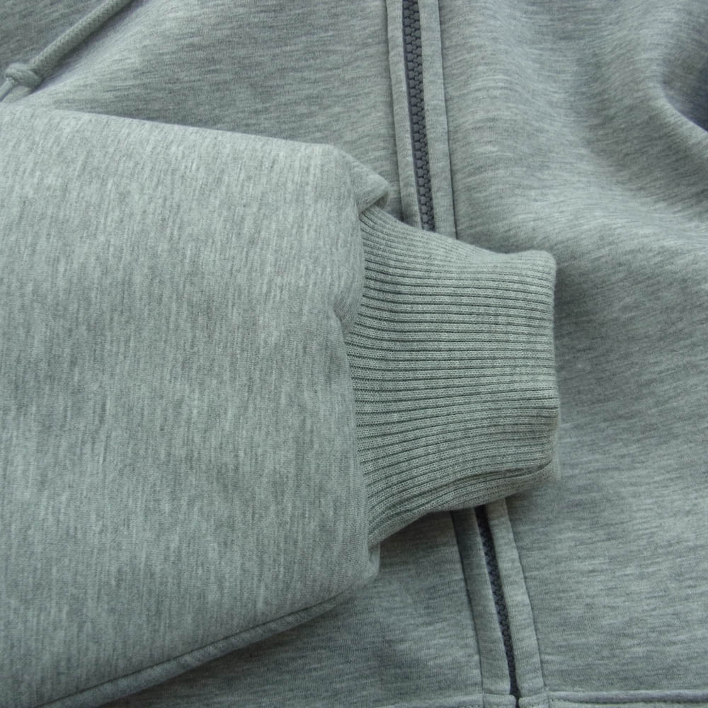Supreme シュプリーム × The North Face ノースフェイス 24AW Down Filled Zip Up Hooded Sweatshirt Heather Grey フィルド ジップ アップ パーカー グレー系 S【新古品】【未使用】【中古】