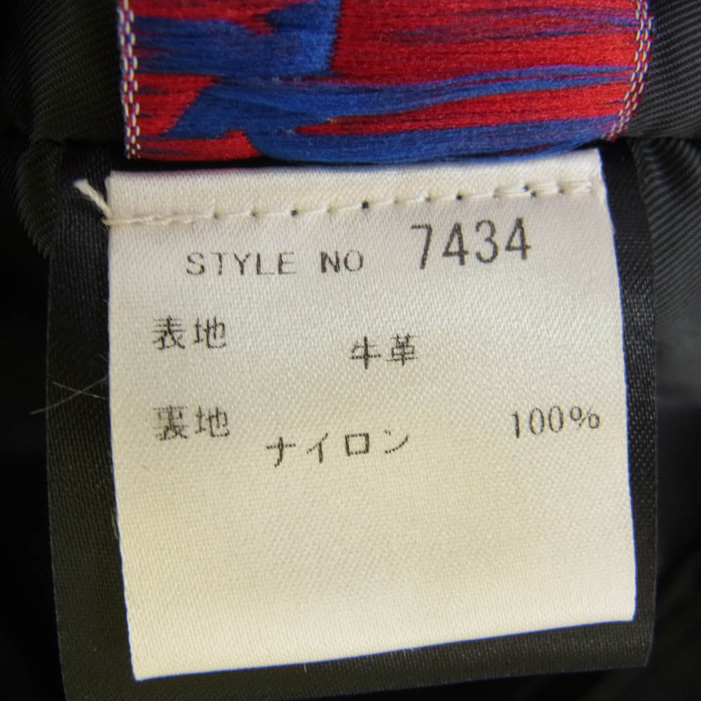 schott ショット 7434 JOURNAL STANDARD別注 PERFECTO パーフェクト カウレザー ダブル ライダース ジャケット ブラック系 40【中古】