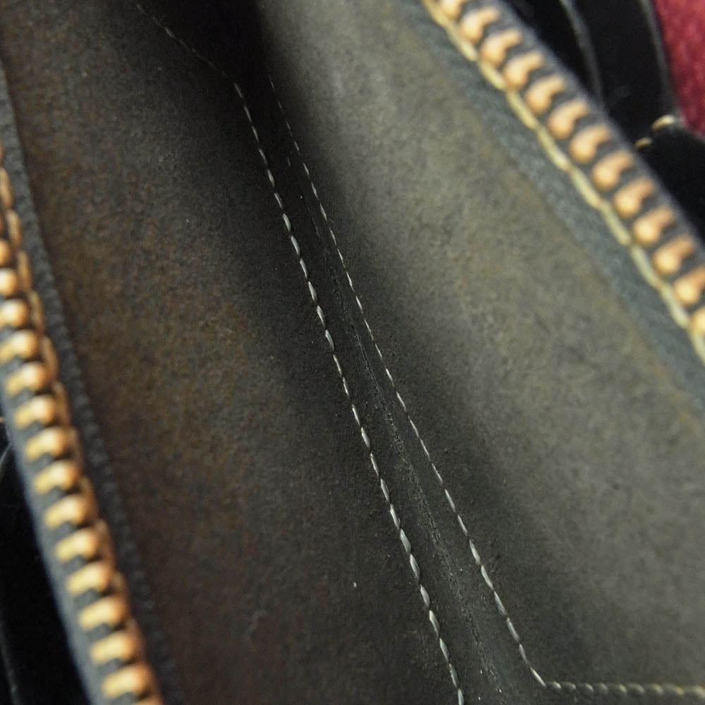 THE FLAT HEAD ザフラットヘッド コードバン レザー ウォレット フラップ 長財布 ブラック系【中古】