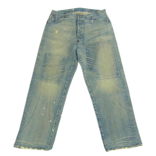 Levi's リーバイス 18795-9024 世界300本限定 1879年モデル USA製 R刻印 復刻 ボタンフライ デニム パンツ シンチバック インディゴブルー系【中古】