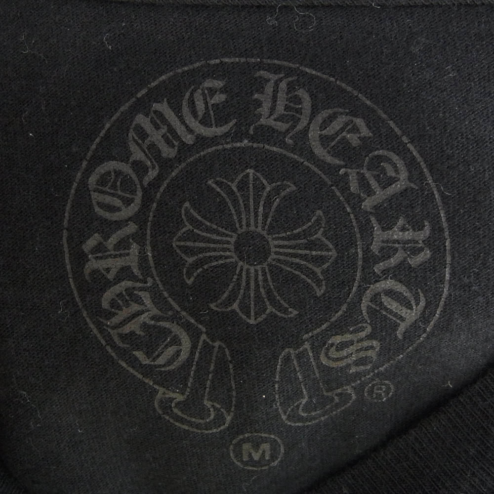 CHROME HEARTS クロムハーツ（原本無） Osaka Scroll Label Logo Tee SS T-SHIRT BLACK 大阪限定 スクロール ラベル 半袖 ポケット Tシャツ ブラック系 M【中古】