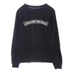 CHROME HEARTS クロムハーツ（原本無） Scroll Label Logo スクロール ラベル セメタリークロス 長袖 ポケット Tシャツ ブラック系 M【中古】