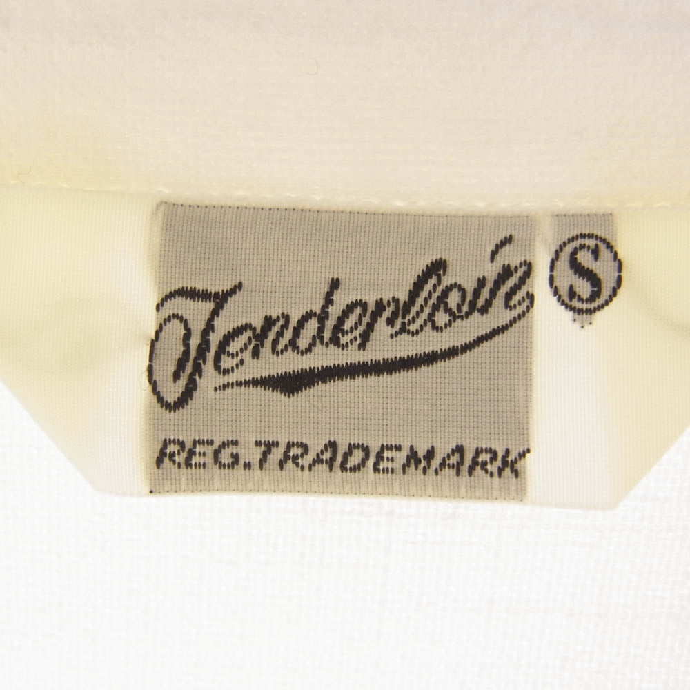 TENDERLOIN テンダーロイン BAJASHIRT オープン カラー 長袖 シャツ ホワイト系 S【中古】