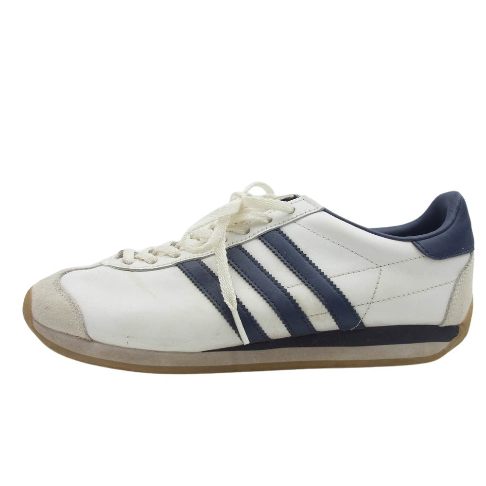adidas アディダス G27443 COUNTRY OG カントリー ランニングシューズ ホワイト系 ネイビー系 26.0cm【中古】