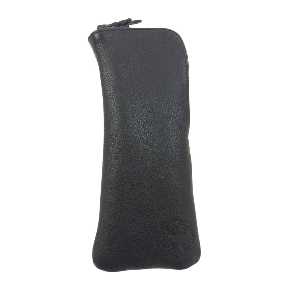 CHROME HEARTS クロムハーツ（原本無） FUN HATCH-A 18Kゴールドパーツ スクエアフレーム クリアレンズ 眼鏡 メガネ アイウェア サングラス 54□18-148【中古】